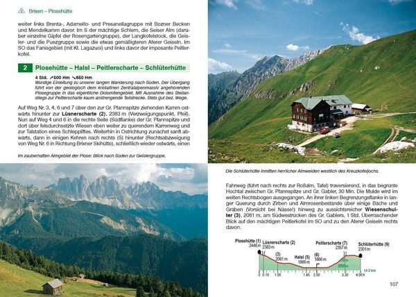 Produktbild: ROTHER Wanderf&uuml;hrer Dolomiten H&ouml;henwege 1-3