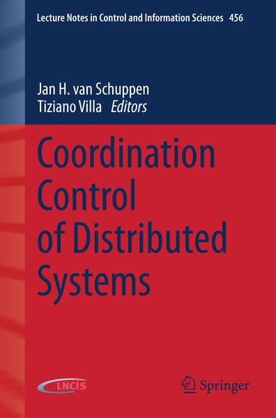 Produktbild: Coordination Control of Distributed Systems