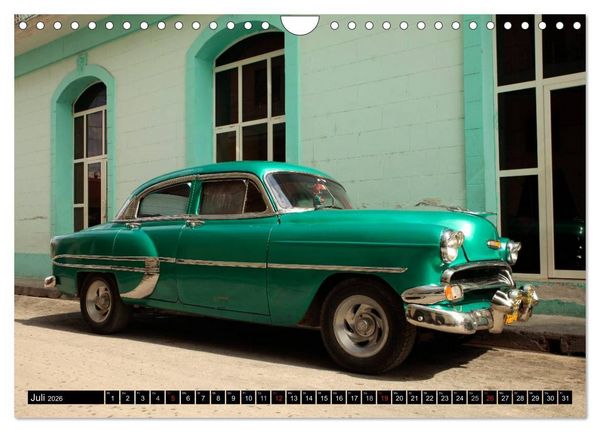 Produktbild: Classic Cars of Cuba (Wandkalender 2026 DIN A4 quer), CALVENDO Monatskalender