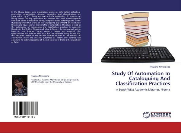 Produktbild: Study Of Automation In Cataloguing And Classification Practices
