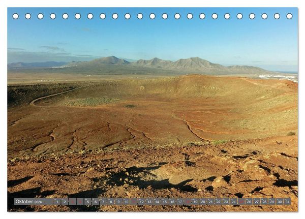 Produktbild: Urlaub auf Lanzarote (Tischkalender 2026 DIN A5 quer), CALVENDO Monatskalender