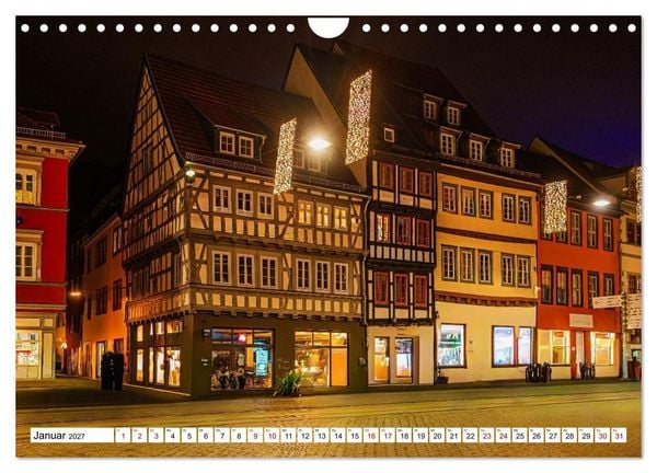Produktbild: Mein Erfurt - Hier bin ch zu Hause (Wandkalender 2027 DIN A4 quer), CALVENDO Monatskalender