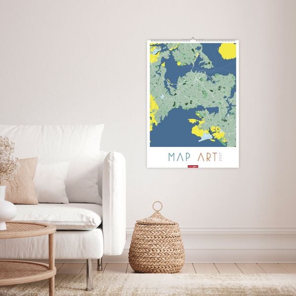 Produktbild: Map Art Kalender 2027