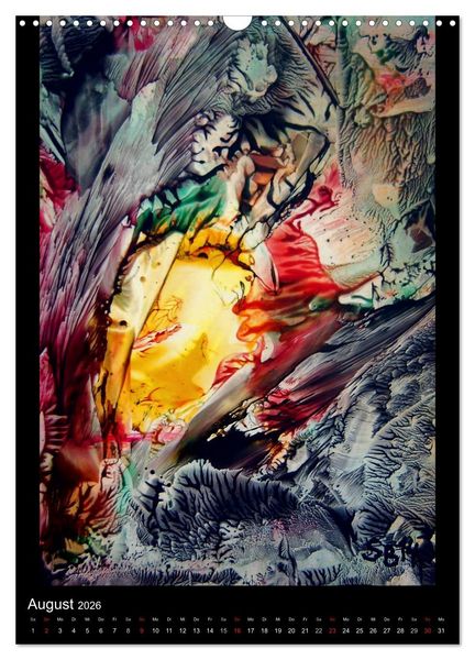 Produktbild: Wachs-Mal-ART encaustic (Wandkalender 2026 DIN A3 hoch), CALVENDO Monatskalender