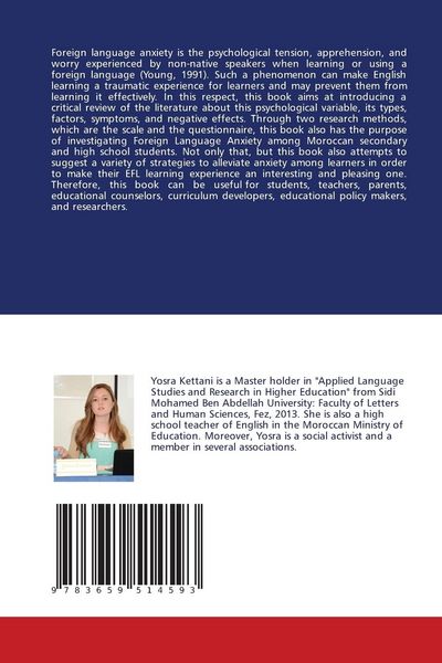 Produktbild: Foreign Language Anxiety and EFL Learning