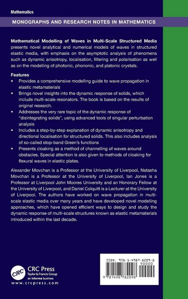 Produktbild: Mathematical Modelling of Waves in Multi-Scale Structured Media