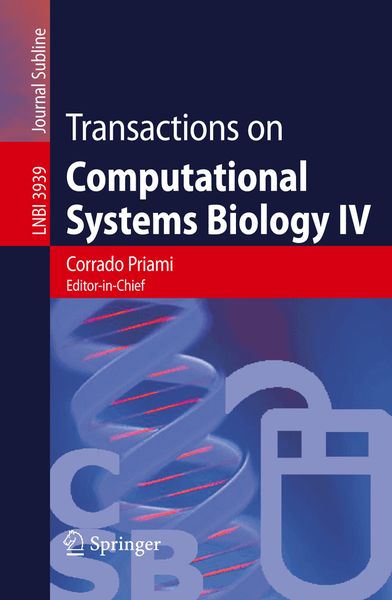 Produktbild: Transactions on Computational Systems Biology IV