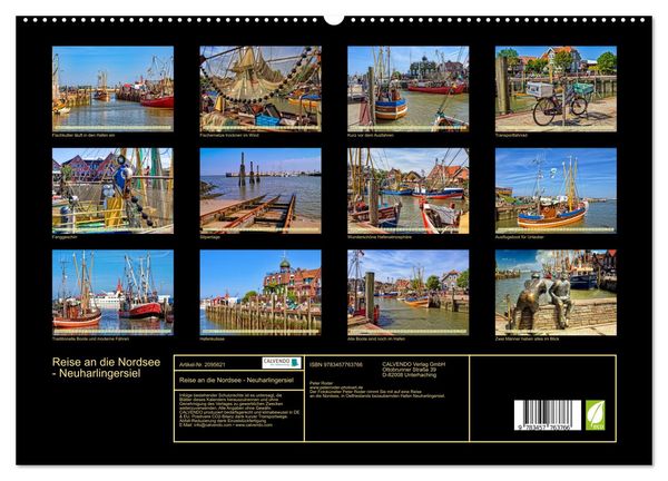 Produktbild: Reise an die Nordsee - Neuharlingersiel (hochwertiger Premium Wandkalender 2026 DIN A2 quer), Kunstdruck in Hochglanz