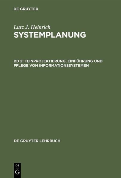 Produktbild: Feinprojektierung, Einf&uuml;hrung und Pflege von Informationssystemen
