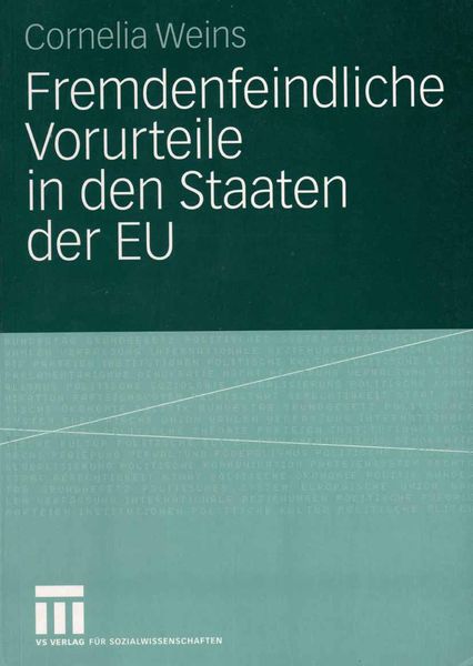 Produktbild: Fremdenfeindliche Vorurteile in den Staaten der EU