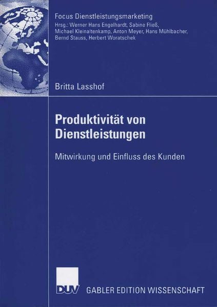 Produktivität von Dienstleistungen, Taschenbuch von Britta Lasshof, Deutscher Universitätsverlag, 9783835002555