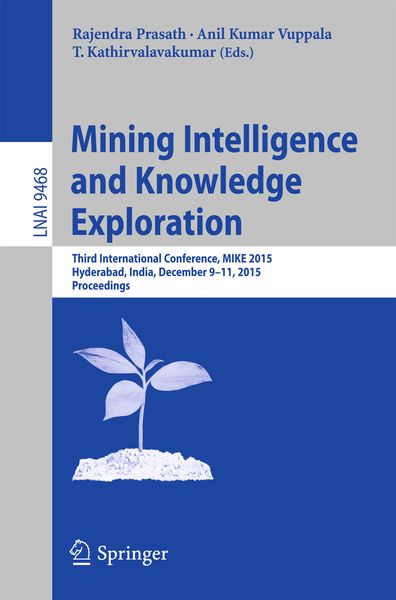 Produktbild: Mining Intelligence and Knowledge Exploration
