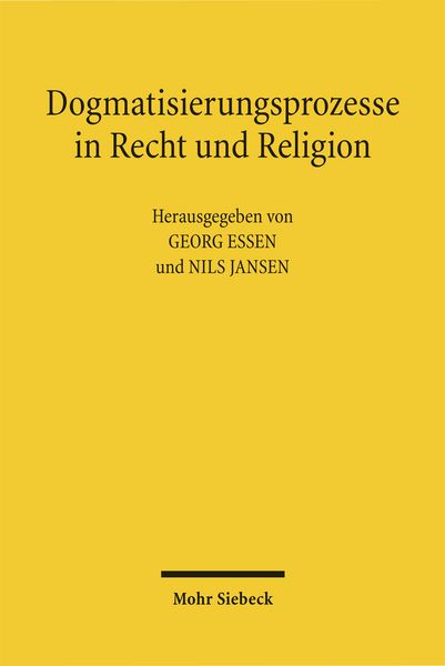 Produktbild: Dogmatisierungsprozesse in Recht und Religion