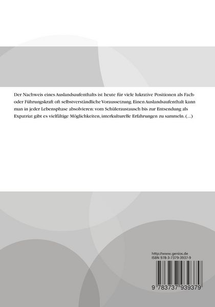 Produktbild: Auslandsaufenthalt