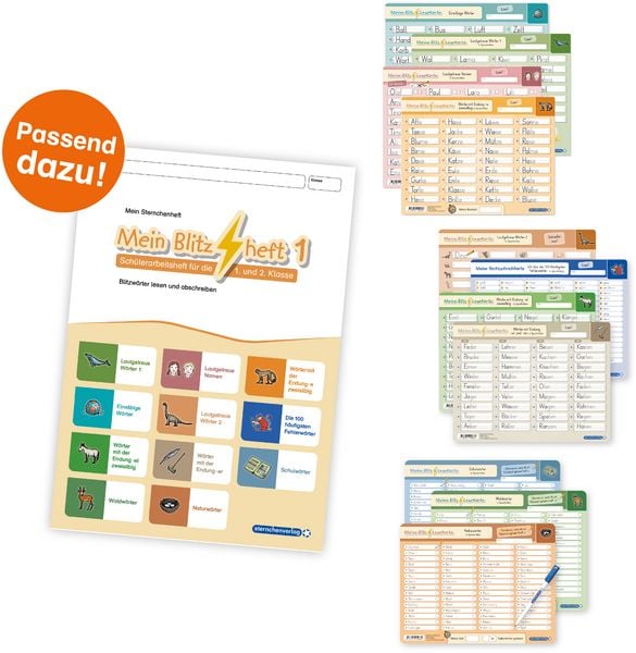 Produktbild: Mein Blitzheft 1 - Blitzw&ouml;rter lesen und abschreiben