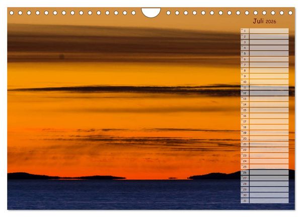 Produktbild: Finnlands raue Sch&ouml;nheit (Wandkalender 2026 DIN A4 quer), CALVENDO Monatskalender