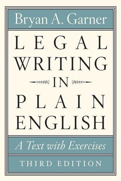 Produktbild: Legal Writing in Plain English, Third Edition - A Text with Exercises