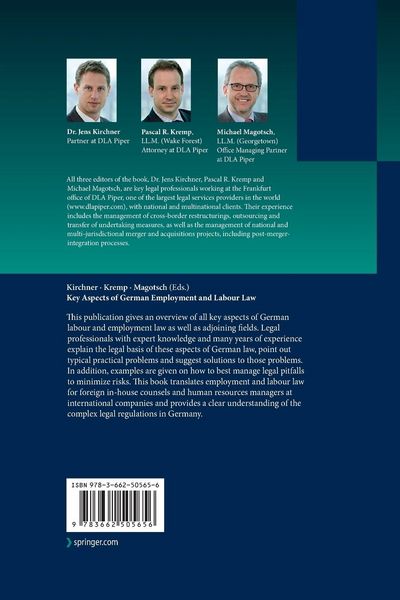 Produktbild: Key Aspects of German Employment and Labour Law
