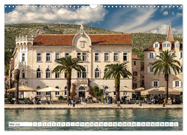 Produktbild: Kroatien - Welterbe Trogir (Wandkalender 2026 DIN A3 quer), CALVENDO Monatskalender