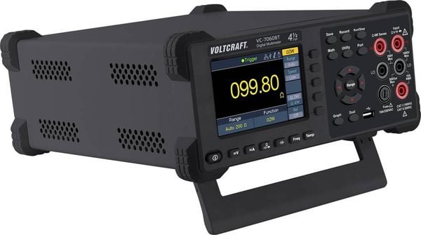 VOLTCRAFT VC-7060BT Tisch-Multimeter digital Datenlogger CAT I 1000 V, CAT II 600 V Anzeige (Counts): 60000