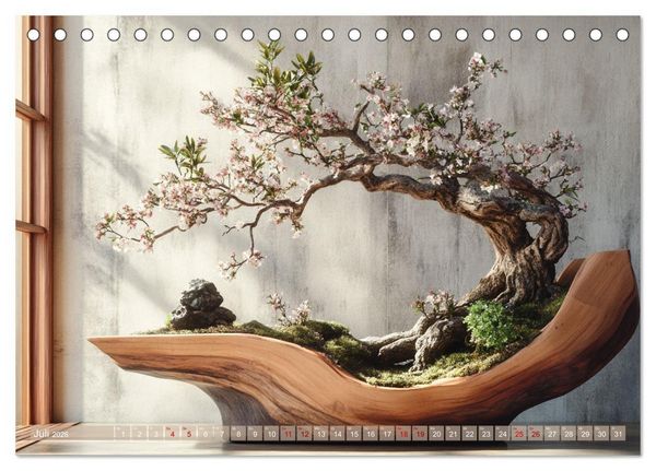 Produktbild: Bonsai, die formvollendete Kunst (Tischkalender 2026 DIN A5 quer), CALVENDO Monatskalender
