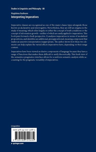 Produktbild: Interpreting Imperatives