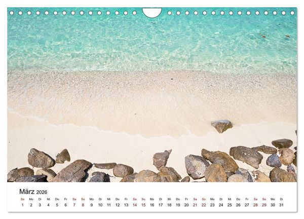 Produktbild: Die sch&ouml;nsten Inseln Thailands (Wandkalender 2026 DIN A4 quer), CALVENDO Monatskalender