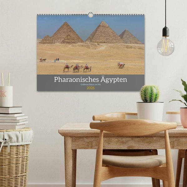 Produktbild: Pharaonisches &Auml;gypten (Wandkalender 2026 DIN A3 quer), CALVENDO Monatskalender
