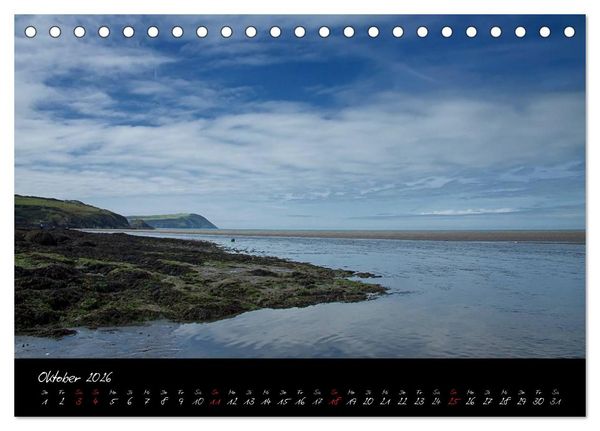 Produktbild: Wales - Pembrokeshire Coast Path (Tischkalender 2026 DIN A5 quer), CALVENDO Monatskalender