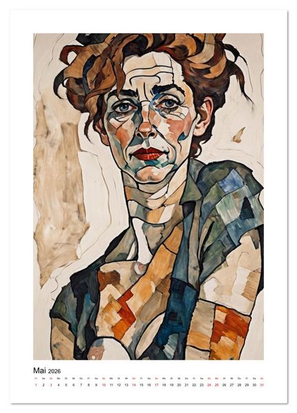 Produktbild: Expressionistische Ans&auml;tze in der Kunst der Moderne (Tischkalender 2026 DIN A5 hoch), CALVENDO Monatskalender
