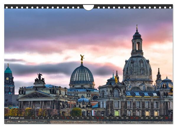 Produktbild: Dresden - Die Frauenkirche (Wandkalender 2026 DIN A4 quer), CALVENDO Monatskalender