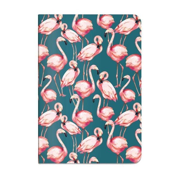 Produktbild: Heft A5 de Luxe Pink Flamingo