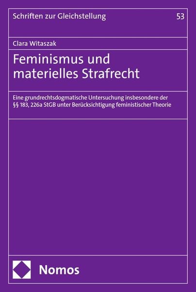 Produktbild: Feminismus und materielles Strafrecht