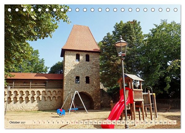 Produktbild: Alzey in Rheinhessen Ein Stadtspaziergang im Sommer (Tischkalender 2027 DIN A5 quer), CALVENDO Monatskalender