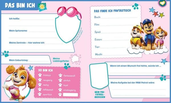 Produktbild: PAW Patrol Mitmachbuch: Mein Freundebuch
