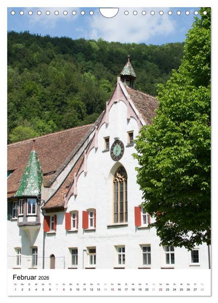 Produktbild: Blaubeuren I Das Kloster - Der Blautopf - Der Ort (Wandkalender 2026 DIN A4 hoch), CALVENDO Monatskalender