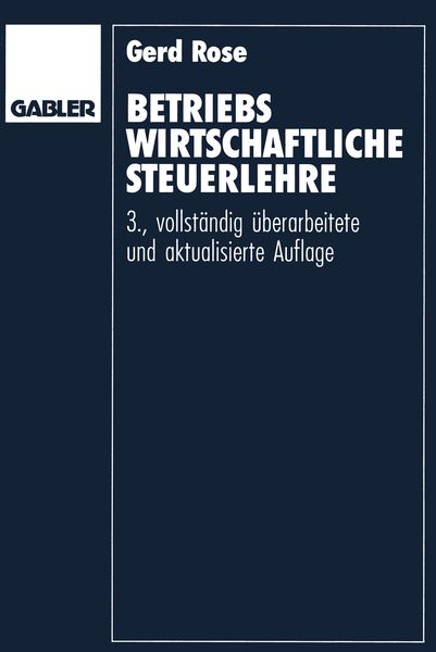 Produktbild: Betriebswirtschaftliche Steuerlehre