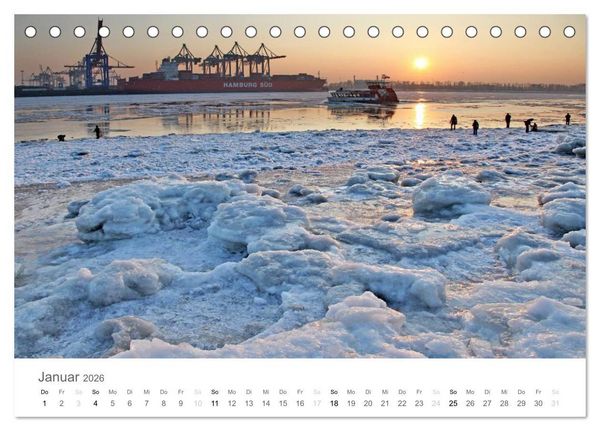 Produktbild: Faszination Schifffahrt - Meere und Hafenst&auml;dte (Tischkalender 2026 DIN A5 quer), CALVENDO Monatskalender