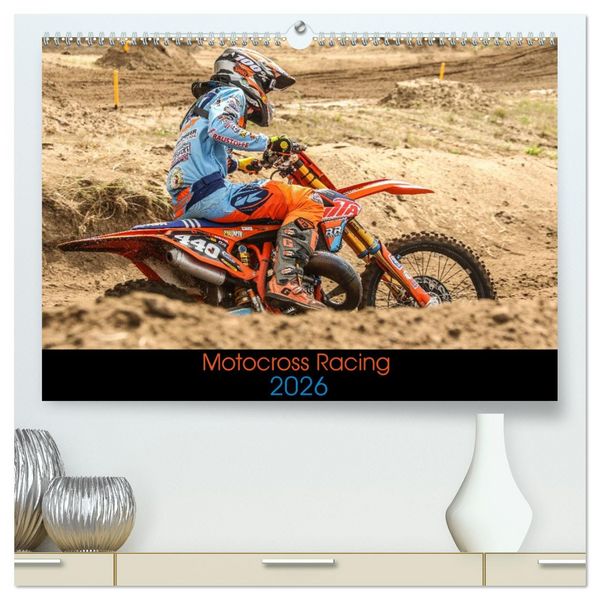 Produktbild: Motocross Racing 2026 (hochwertiger Premium Wandkalender 2026 DIN A2 quer), Kunstdruck in Hochglanz