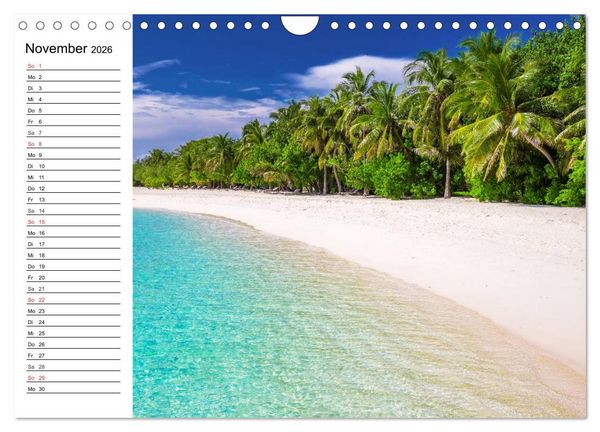 Produktbild: Traumstr&auml;nde in der Karibik (Wandkalender 2026 DIN A4 quer), CALVENDO Monatskalender