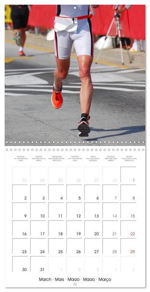 Produktbild: Triathlon Fairly Close (Wall Calendar 2026 12 &times; 12 Inch) CALVENDO 12 Month Wall Calendar