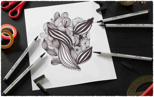 Produktbild: STABILO Filzstift & Fineliner Multi-Liner-Set - Creative Tips - ARTY, 30er Metalletui - CLASSIC