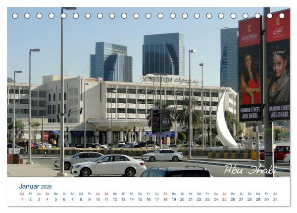 Produktbild: Vereinigte Arabische Emirate (Tischkalender 2026 DIN A5 quer), CALVENDO Monatskalender