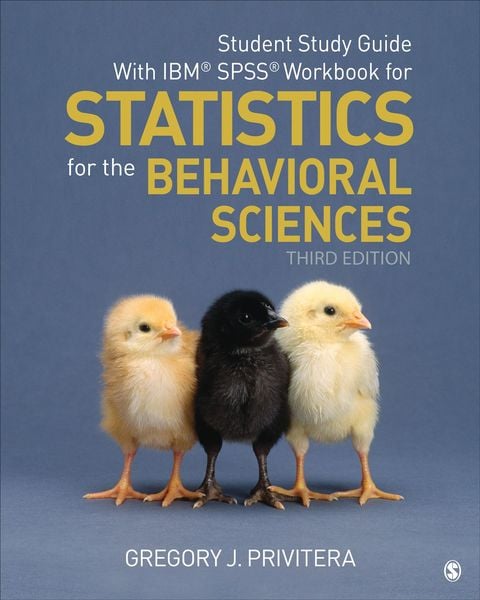 Produktbild: Student Study Guide With IBM(R) SPSS(R) Workbook for Statistics for the Behavioral Sciences