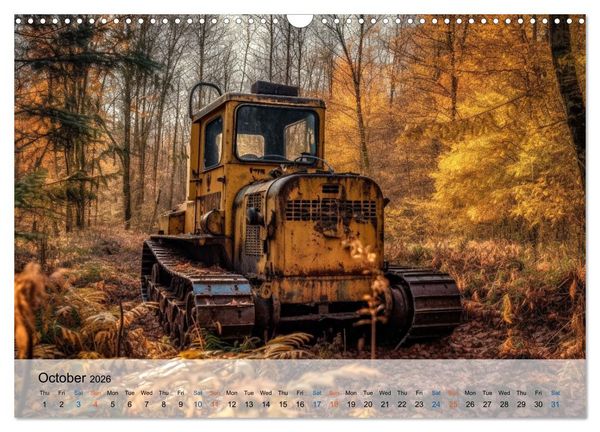 Produktbild: Old machine - nobody's child (Wall Calendar 2026 DIN A3 landscape), CALVENDO 12 Month Wall Calendar