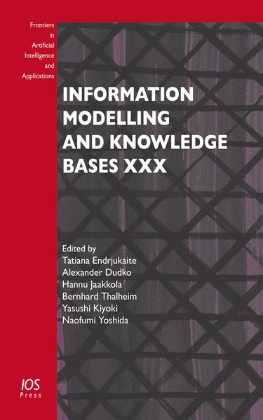 Produktbild: Information Modelling and Knowledge Bases XXX