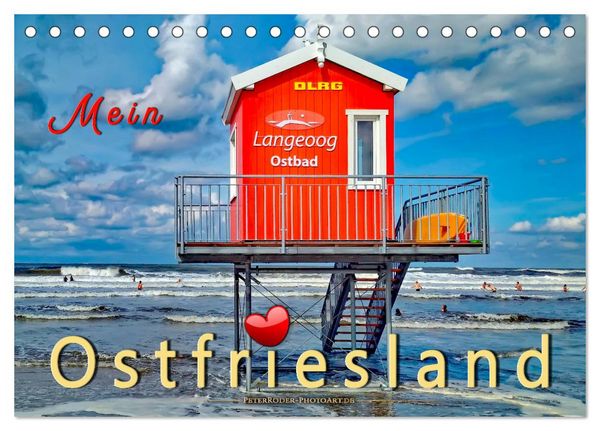 Produktbild: Mein Ostfriesland (Tischkalender 2026 DIN A5 quer), CALVENDO Monatskalender