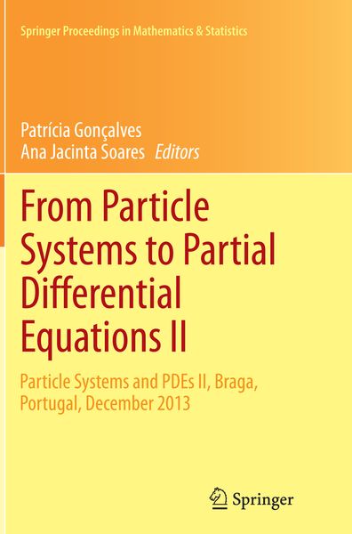 Produktbild: From Particle Systems to Partial Differential Equations II