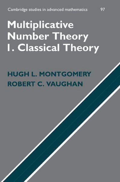 Produktbild: Multiplicative Number Theory I