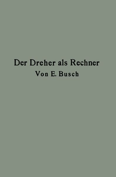 Produktbild: Der Dreher als Rechner